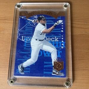 1993 Upper Deck SP PLATINUM POWER #19 Frank Thomas HOF RARE DIE CUT INSERT